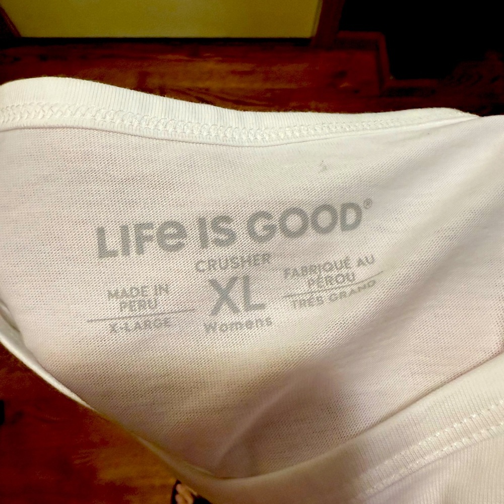 Life is Good tee Women’s XL - Picture 3 of 3